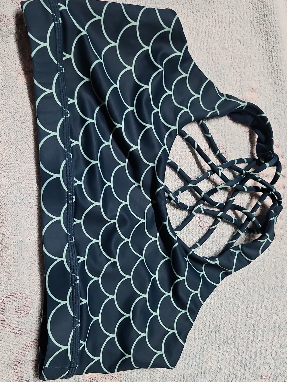 CVG Green  Scale Print, Strappy Back